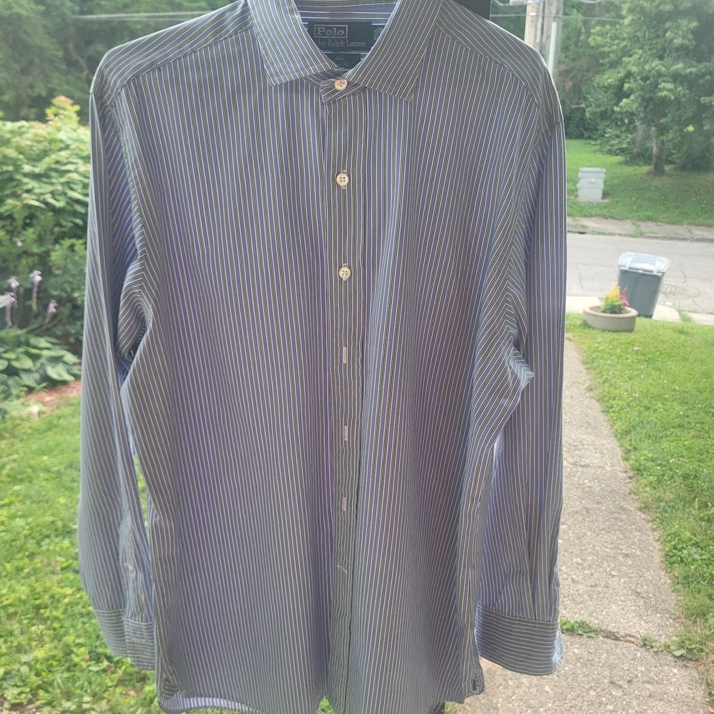 Men's Polo Ralph Lauren Long Sleeve Button Up Size L